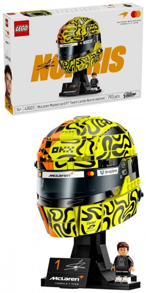 Klocki editions 43023 kask lando norris mclaren