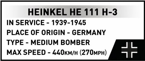 Klocki heinkel he 111 h-3 788 elementów