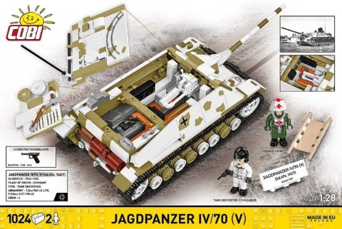 Klocki jagdpanzer iv/70 (v) (sd.kfz.162/1) 1024 elementy