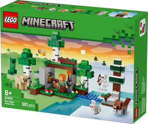 Klocki minecraft 21593 przetrwanie pierwszej nocy