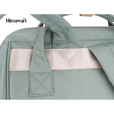 Czerwony plecak miejski na laptopa z portem USB - Himawari
