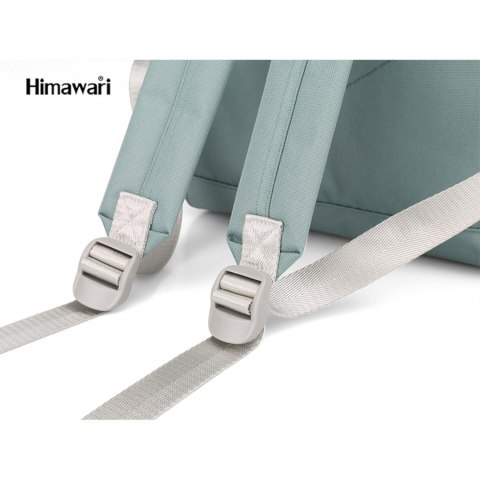 Czerwony plecak miejski na laptopa z portem USB - Himawari