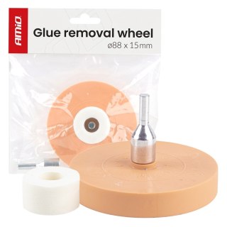 Krążek gumowy do usuwania kleju 88mm amio-04926