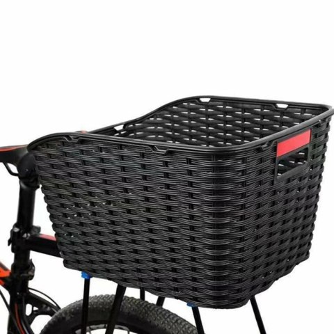 RW12C Kosz rowerowy tylni bagażnik z odblaskiem