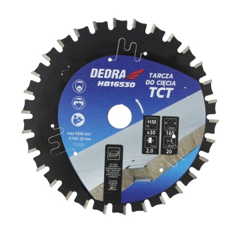 Tarcza tct multi-funkcyjna, do sandwichy 165x1.6x2.0mm