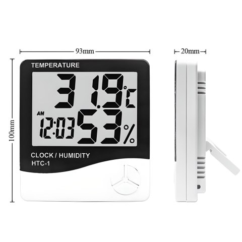 Termometr higrometr elektroniczny sonda stacja -e029