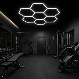 ZD211C Lampa led 7 hexagonów 234x244cm