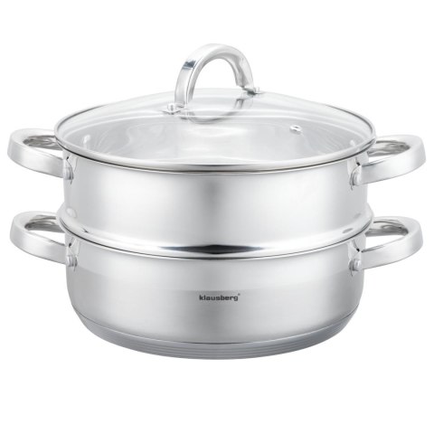 Garnek do gotowania na parze, 24cm, 3,5l klausberg, kb-9072