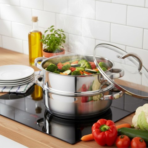 Garnek do gotowania na parze, 24cm, 3,5l klausberg, kb-9072