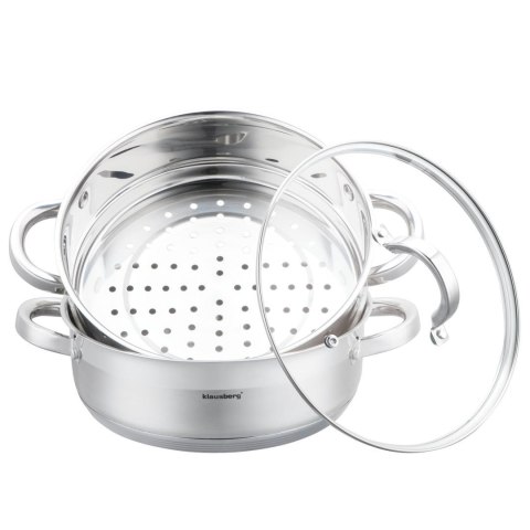 Garnek do gotowania na parze, 24cm, 3,5l klausberg, kb-9072