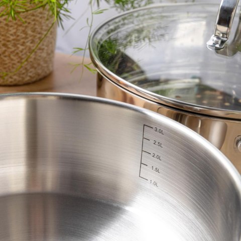 Garnek do gotowania na parze, 26cm, 4,6l klausberg, kb-9073