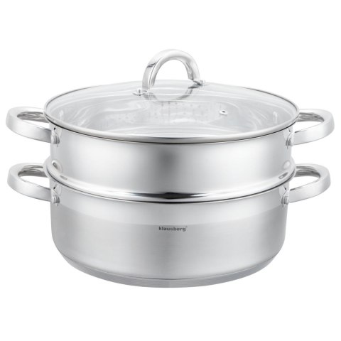 Garnek do gotowania na parze, 28cm, 6l klausberg, kb-9074