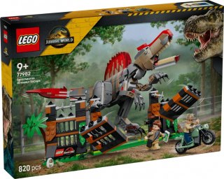 Klocki jurassic world 77982 ucieczka spinozaura