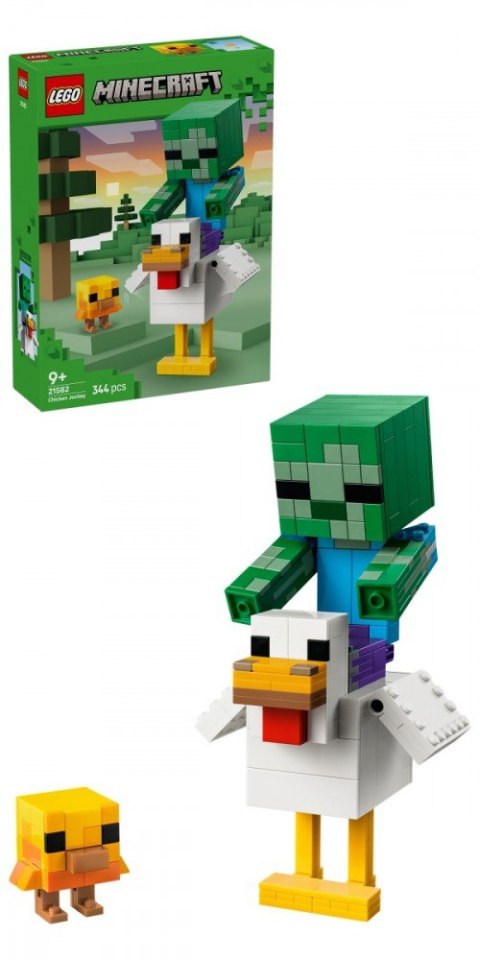 Klocki minecraft 21582 kurzy jeździec