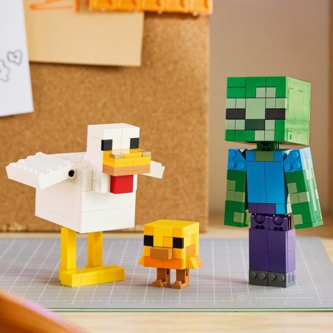 Klocki minecraft 21582 kurzy jeździec