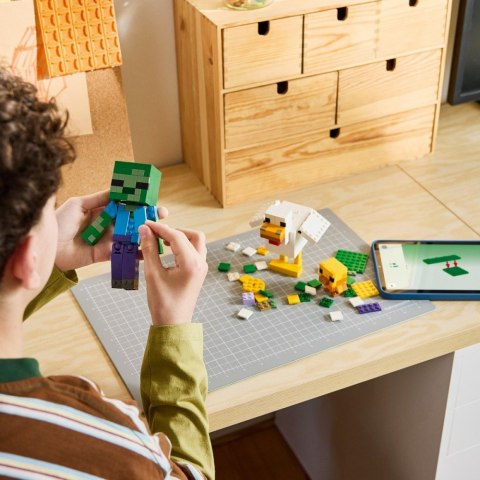 Klocki minecraft 21582 kurzy jeździec