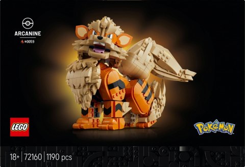 Klocki pokemon 72160 arcanine