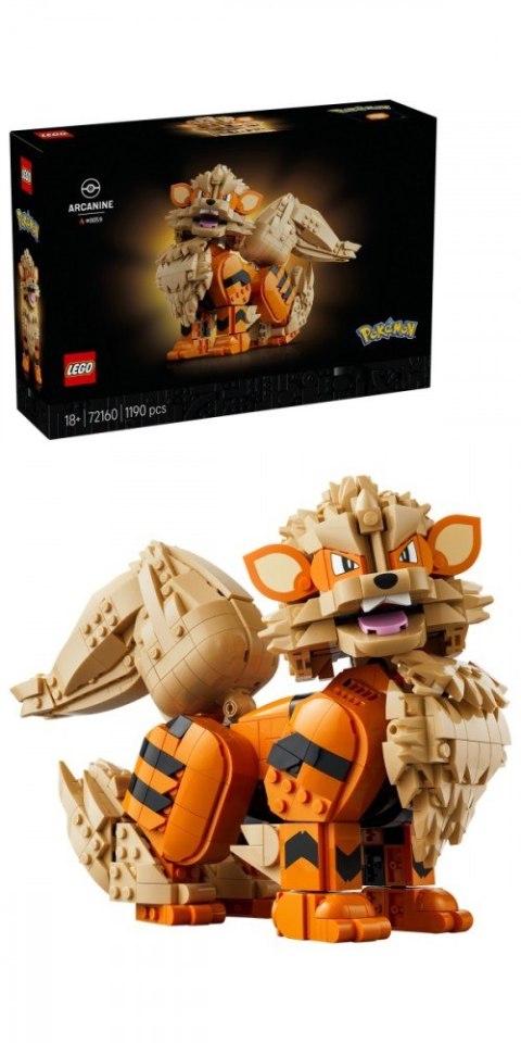 Klocki pokemon 72160 arcanine