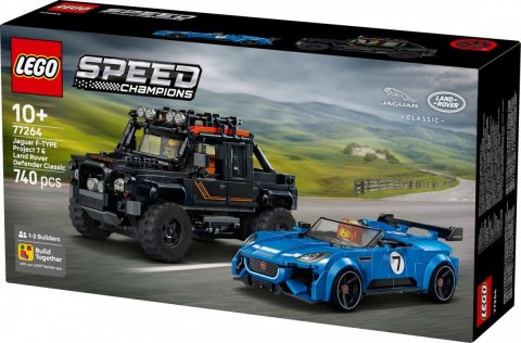 Klocki speed champions 77264 jaguar project 7 i land rover defender