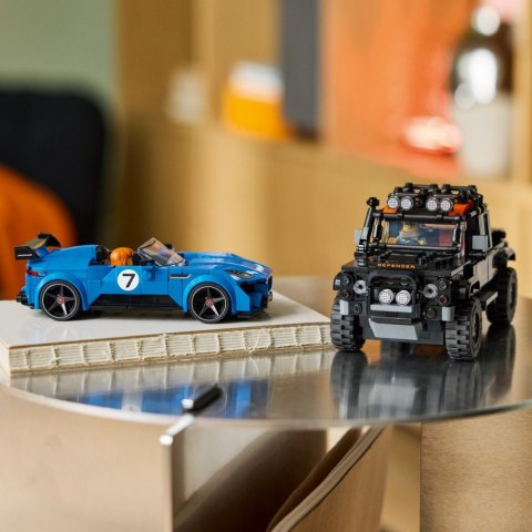 Klocki speed champions 77264 jaguar project 7 i land rover defender