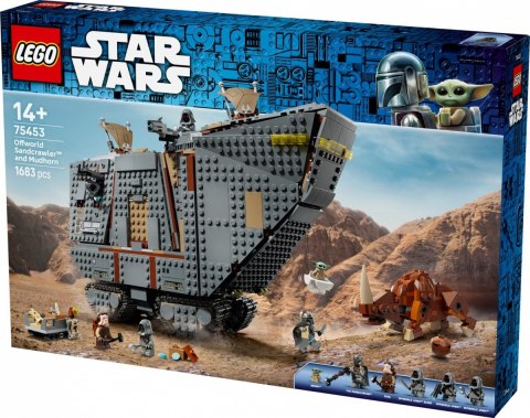 Klocki star wars 75453 piaskoczołg wędrownych jawów i bagnorożec