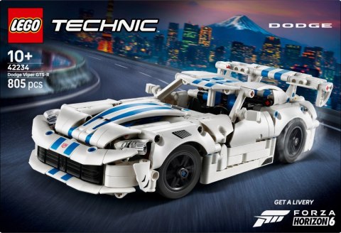 Klocki technic 42234 samochód sportowy dodge viper gts-r