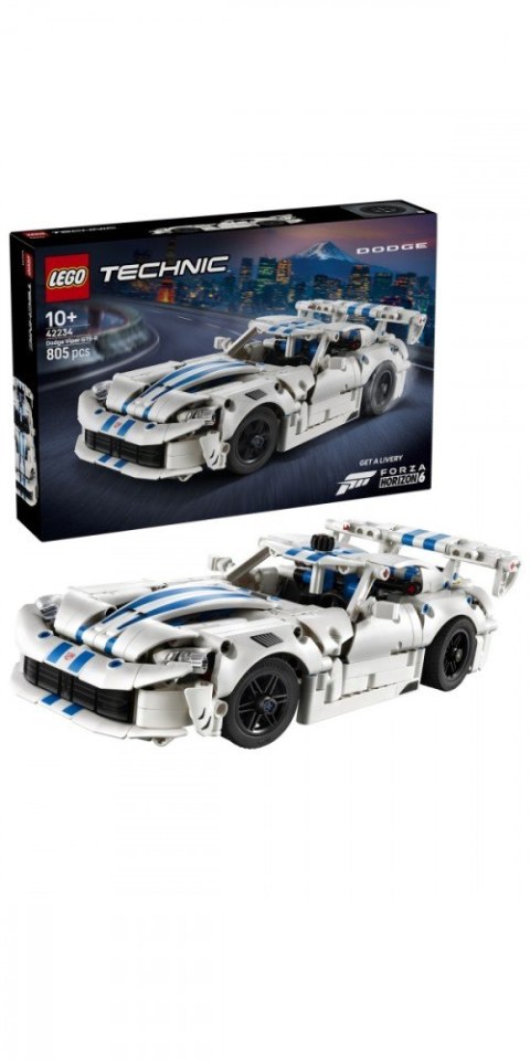 Klocki technic 42234 samochód sportowy dodge viper gts-r