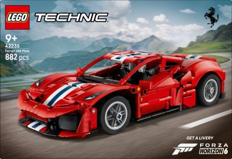 Klocki technic 42235 samochód ferrari 488 pista