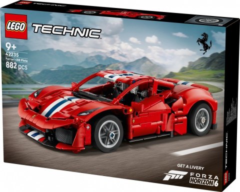 Klocki technic 42235 samochód ferrari 488 pista