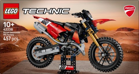 Klocki technic 42238 motocykl ducati desmo450 mx factory