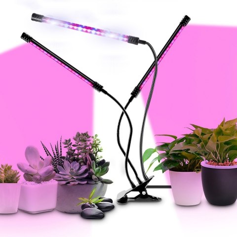 3x lampa do wzrostu uprawy roślin panel led full spectrum 30w 9 trybów ip54 -e949