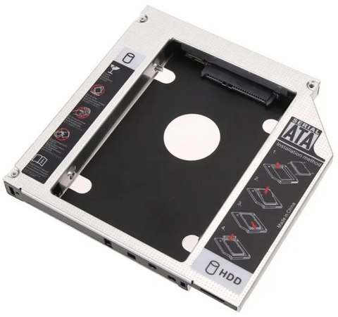 AK184A Kieszeń 2,5 hdd 12,7mm sata alu