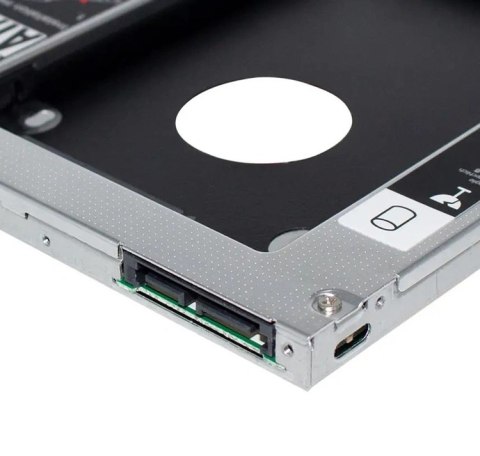 AK184A Kieszeń 2,5 hdd 12,7mm sata alu