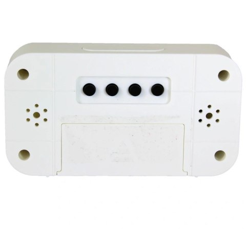 AK240C Cyfrowy budzik white led biały mini