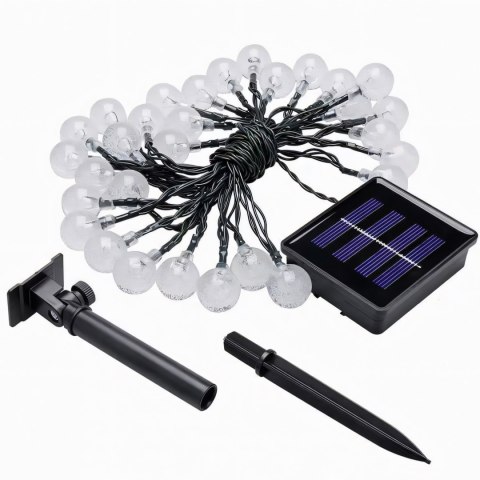 Girlanda solarna ogrodowa łańcuch 10 metrów świetlna lampki solarne 100 led