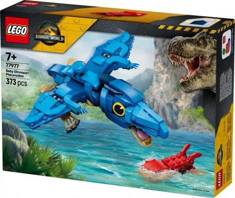 Klocki jurassic world 77977 mały dinozaur: pteranodon
