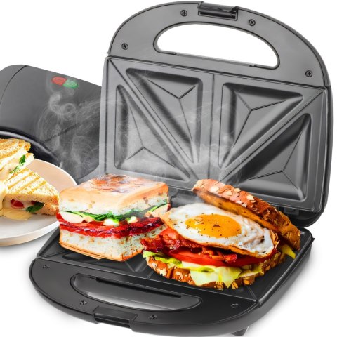 Opiekacz toster do kanapek ceramiczny do chrupiących tostów sandwich 750 w