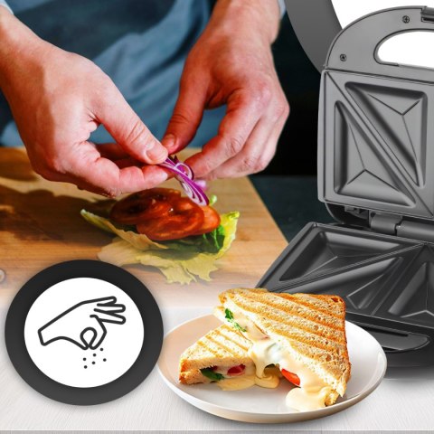Opiekacz toster do kanapek ceramiczny do chrupiących tostów sandwich 750 w