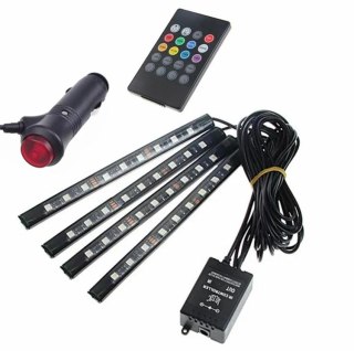 ZD65A Oświetlenie wnętrza auta rgb4x9led
