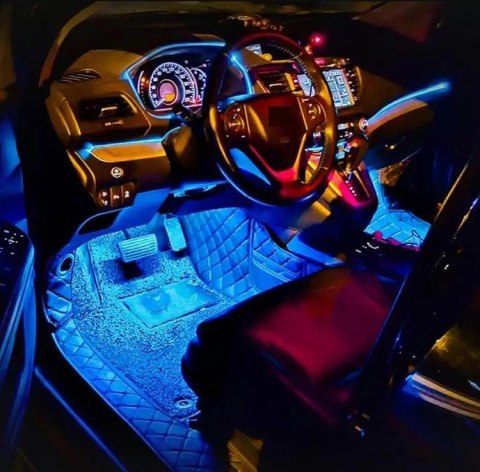 ZD65A Oświetlenie wnętrza auta rgb4x9led