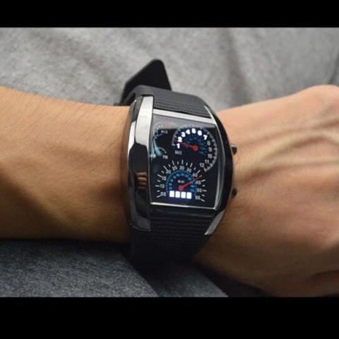 ZG5 Zegarek męski led formuła f1
