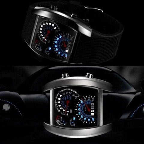 ZG5 Zegarek męski led formuła f1