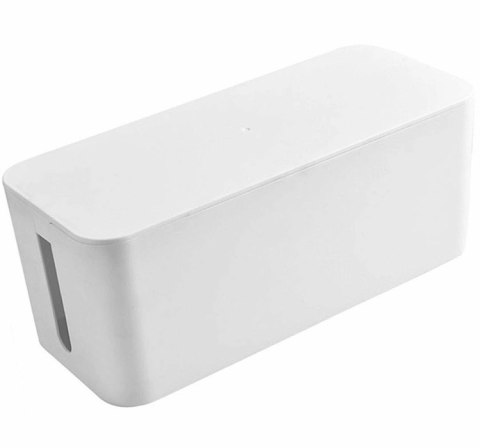 AG381B Organizer na kable listwy biały