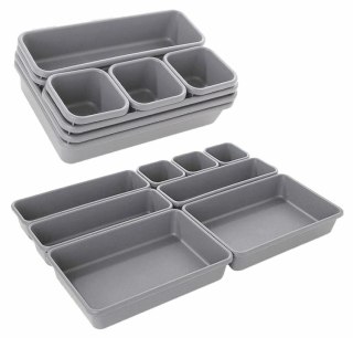AG641B Modułowy organizer 8szt szary