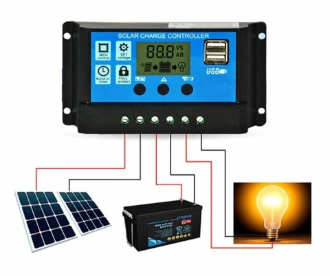 AG676C Regulator ładowania solar 12-24v
