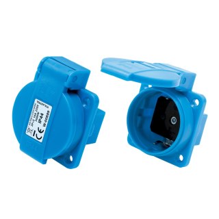 Gniazdo tablicowe 2p+z; schuko: ip44