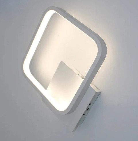 ZD113 Kinkiet led 12w 20x23cm biały