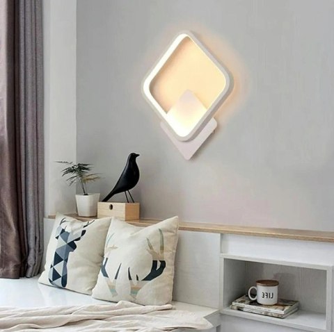 ZD113 Kinkiet led 12w 20x23cm biały