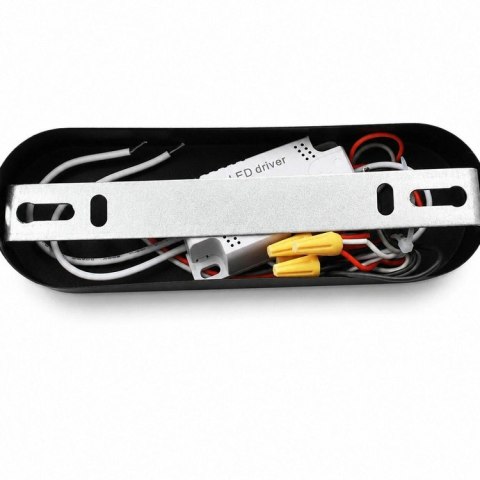 ZD116B Lampa ścienna czarna 60cm 4000k