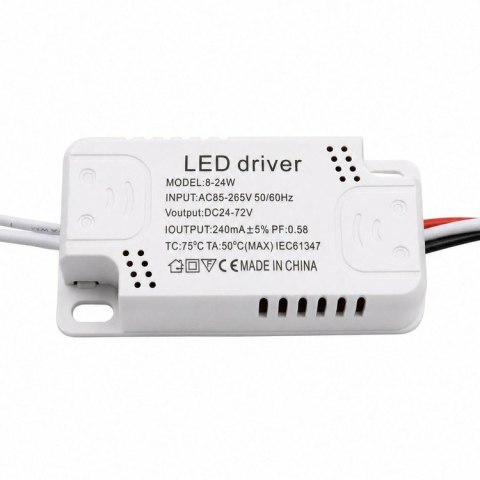 ZD116B Lampa ścienna czarna 60cm 4000k